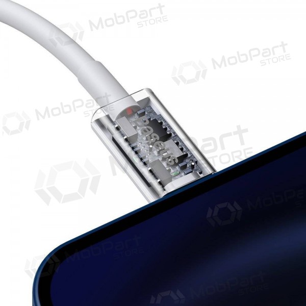 Kaapeli Baseus Superior Type-C - Lightning PD 20W 0.25m (valkoinen) CATLYS-02