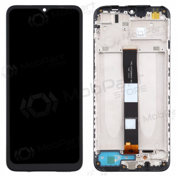 Xiaomi Redmi 9A / 9C / 9AT näyttö (musta) (kehyksellä) (alkuperäinen) Xiaomi Redmi 9A / 9C / 9AT näyttö (musta) (kehyksellä) (alkuperäinen)
