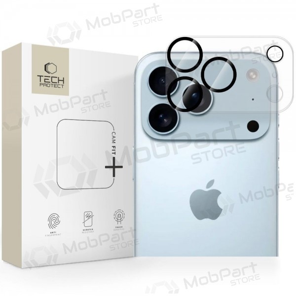Apple iPhone 17 Pro - Tech-Protect Cam Fit+ panssarilasi kameralle (läpinäkyvä)