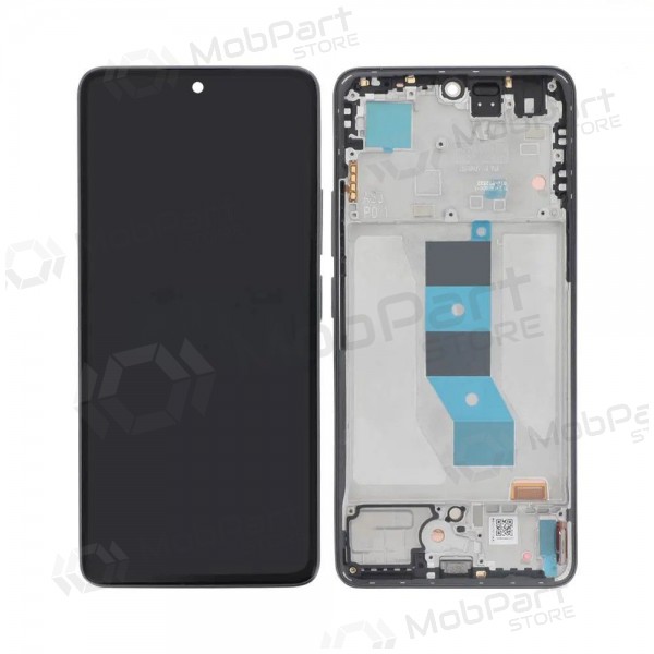Ekranas Xiaomi Redmi Note 14 5G su lietimui jautriu stikliuku ja rėmeliu Midnight Black alkuperäinen (service pack) Ekranas Xiaomi Redmi Note 14 5G su lietimui jautriu stikliuku ja rėmeliu Midnight Black alkuperäinen (service pack)