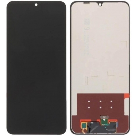 Ekranas Xiaomi Redmi A5/Poco C71 (Short Flex)kanssa lietimui jautriu stikliuku Black ORG