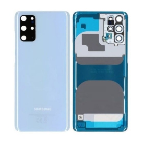 Samsung G985 / G986 Galaxy S20 Plus takaakkukansi (Cloud Blue) (käytetty grade B, alkuperäinen)