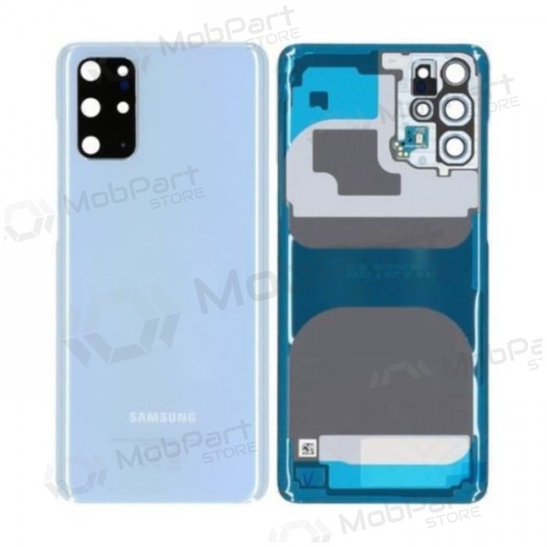 Samsung G985 / G986 Galaxy S20 Plus takaakkukansi (Cloud Blue) (käytetty grade B, alkuperäinen)