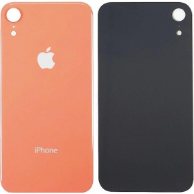 Apple iPhone XR takaakkukansi vaaleanpunainen (coral) (bigger hole for camera)