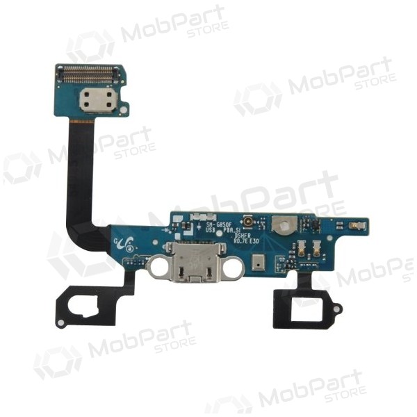 Samsung G850F Galaxy Alpha latauspistorasian ja mikrofonin liitin (latausliitin)