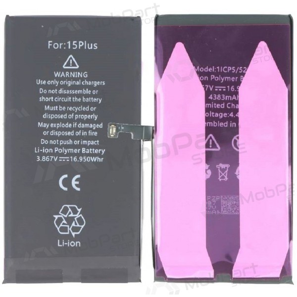 Apple iPhone 15 Plus akku (Self-Diagnosable) (Premium)