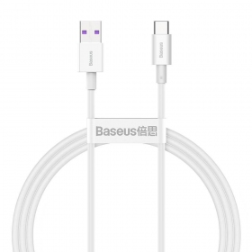 USB kaapeli Baseus Superior iš USB į Type-C 66W 2.0m valkoinen CATYS-A02