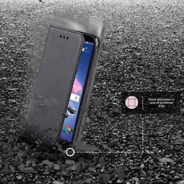 Apple iPhone 12 / 12 Pro kotelo - Smart Magnet (musta)