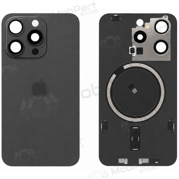 Apple iPhone 15 Pro takakansi (musta) (Premium)