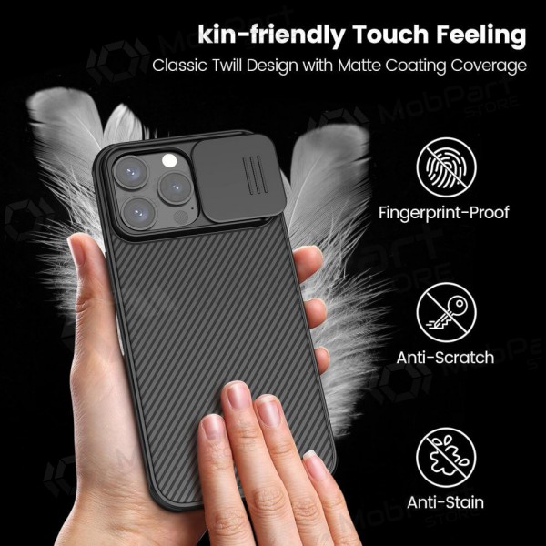Apple iPhone 15 Pro Max suojakuori „Nillkin CamShield Pro“ (musta)