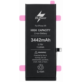 Apple iPhone XR akku, akku Di-Power 3442 mAh (suurennettu kapasiteetti)