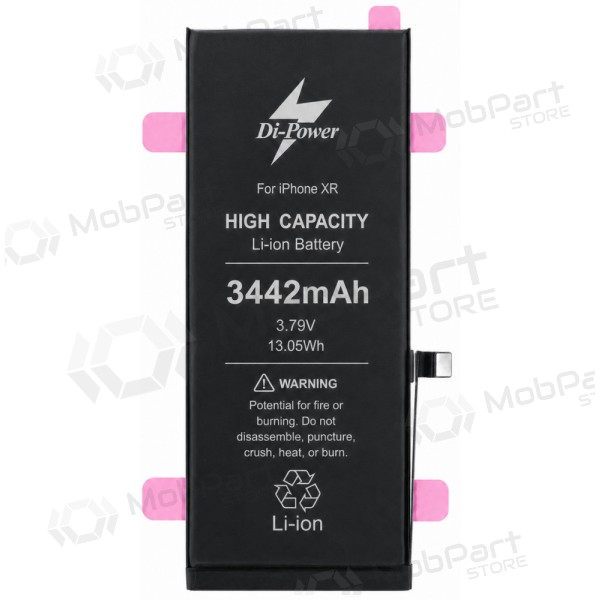 Apple iPhone XR akku, akku Di-Power 3442 mAh (suurennettu kapasiteetti)