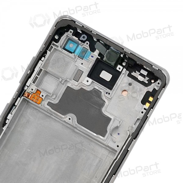 Samsung Galaxy A72 näyttö (musta) (kehyksellä) (alkuperäinen) Samsung Galaxy A72 näyttö (musta) (kehyksellä) (alkuperäinen)