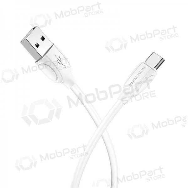 USB kaapeli Borofone BX19 USB-A to USB-C 1.0m valkoinen