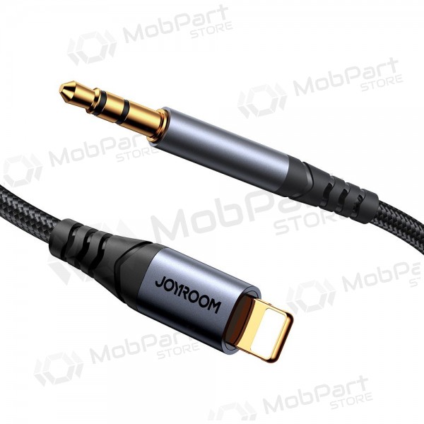 Audio kaapeli Joyroom SY-A06 Lightning to 3,5mm 1.2m musta