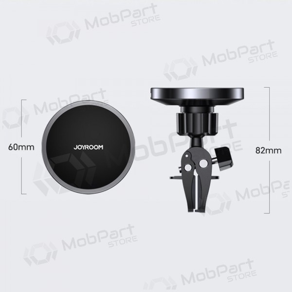 Laturi-laikiklis magnetinis automobilinis Joyroom JR-ZS240 MagSafe 15W musta