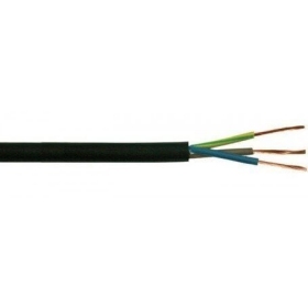 Joustava kaapeli Elpar H05RR-F 3x2.5 mm² kumieristeinen kupari 300/500 V.