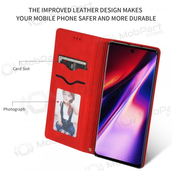 Xiaomi Redmi A7 4G kotelo - Business Style punainen