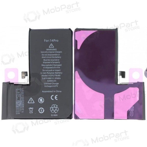 Apple iPhone 14 Pro akku (No Pop-Up) (Premium)