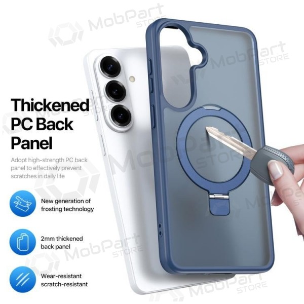 Samsung Galaxy S26 Ultra kotelo - Dux Ducis Yind Magnetic Stand (tumman sininen)