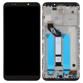 Xiaomi Redmi 5 Plus näyttö (musta) (kehyksellä)