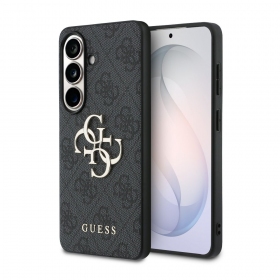 Samsung Galaxy S26 kotelo - Guess PU 4G Metal Logo (harmaa)