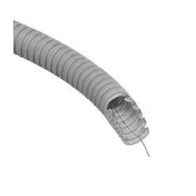 Gofruotas vamzdis harmaa D20kanssa viela Glob-El GL201W320 (be halogenų, UV atsparus, 320N/5 cm, 50 m)