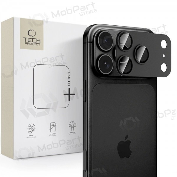 Apple iPhone 18 Pro Max - Tech-Protect CamFull Fit+ kameran suoja (musta)