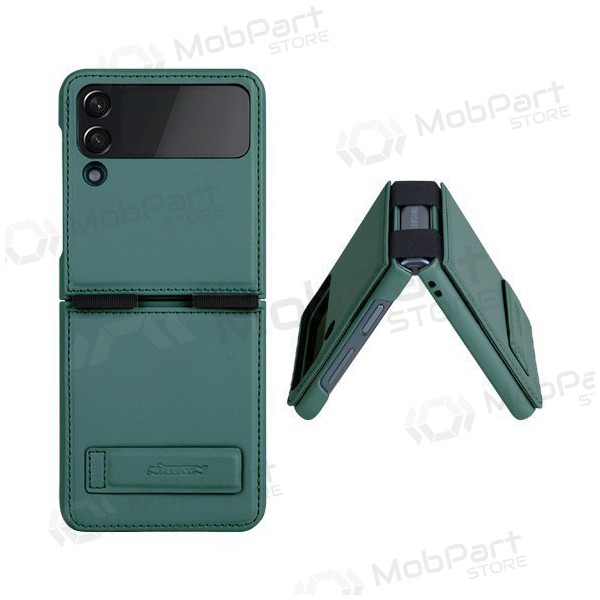 Samsung Galaxy Z Flip4 kotelo - Nillkin Leather (vihreä)
