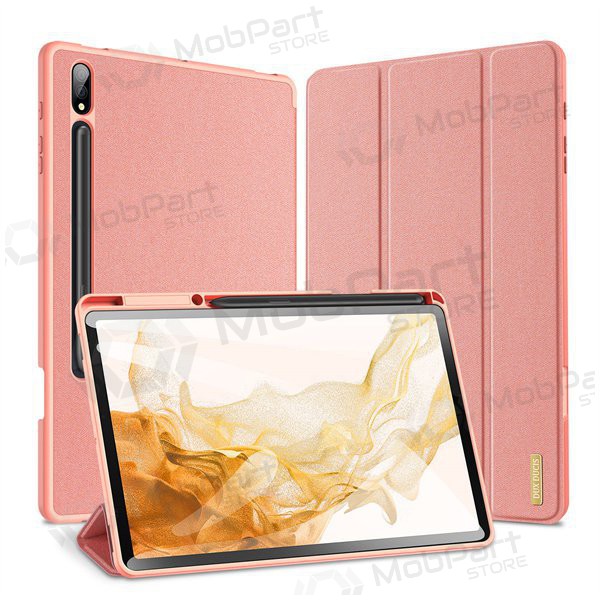 Samsung Galaxy Tab S9 FE+ kotelo - Dux Ducis Domo (vaaleanpunainen)
