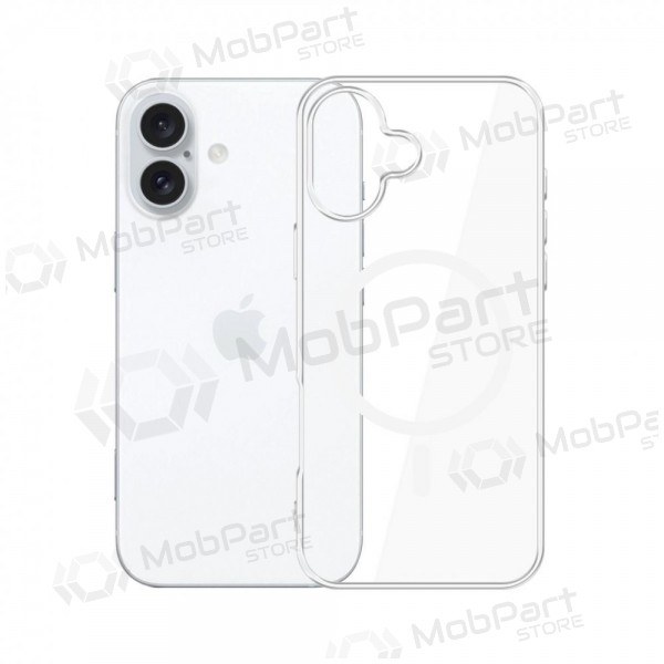 Apple iPhone 16 Plus kotelo - 3MK Clear MagCase (läpinäkyvä)