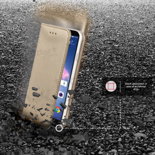 LG G8 ThinQ kotelo - Smart Magnet (kultainen)