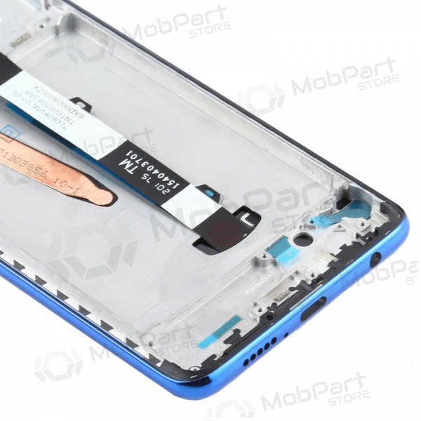 Xiaomi Poco X3 / X3 NFC näyttö (sininen) (kehyksellä) (service pack) (alkuperäinen)