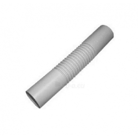 Vamzdelio U-40mm lanksti liitin, harmaa (70)