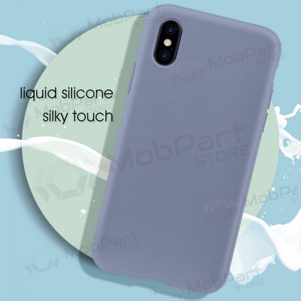 Apple iPhone 11 Pro kotelo - Liquid Silicone 2.0mm (laventelinharmaa)