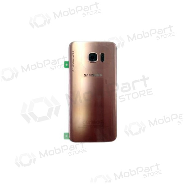 Samsung G935F Galaxy S7 Edge takaakkukansi pinkki (rose pink) (käytetty grade B, alkuperäinen)
