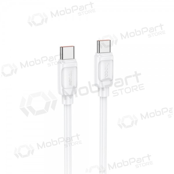 USB-C-kaapeli Hoco X115 USB-C–USB-C 1 m 240 W valkoinen