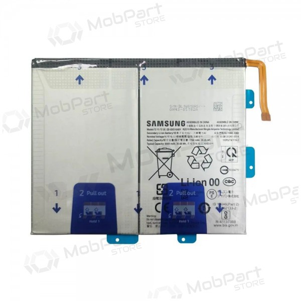 Samsung Galaxy Tab S9 FE paristo, akumuliatorius (alkuperäinen) Samsung Galaxy Tab S9 FE paristo, akumuliatorius (alkuperäinen)