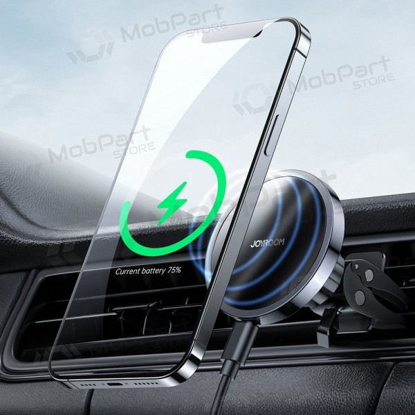 Laturi-laikiklis magnetinis automobilinis Joyroom JR-ZS240 MagSafe 15W musta