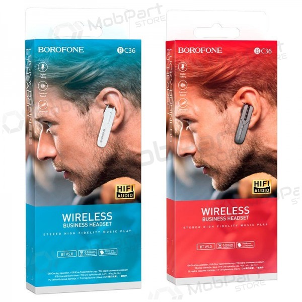 Langaton handsfree Borofone BC36 valkoinen