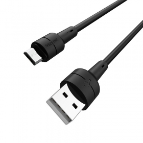 USB kaapeli Borofone BX30 microUSB 1.0m (musta)