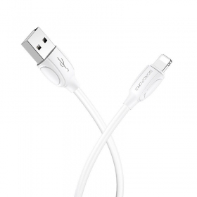 Lightning-kaapeli Borofone BX19 USB-A–Lightning 1 m valkoinen