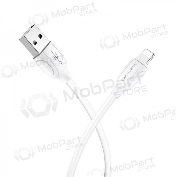 Lightning-kaapeli Borofone BX19 USB-A–Lightning 1 m valkoinen