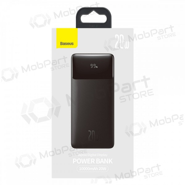 Ulkoinen paristo Power Bank Baseus Bipow 20W 10000mAh + MicroUSB 0.25m musta PPBD050301
