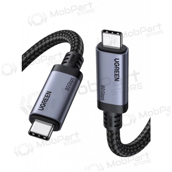 USB-C-kaapeli Ugreen L706 USB-C–USB-C 1 m 240 W musta