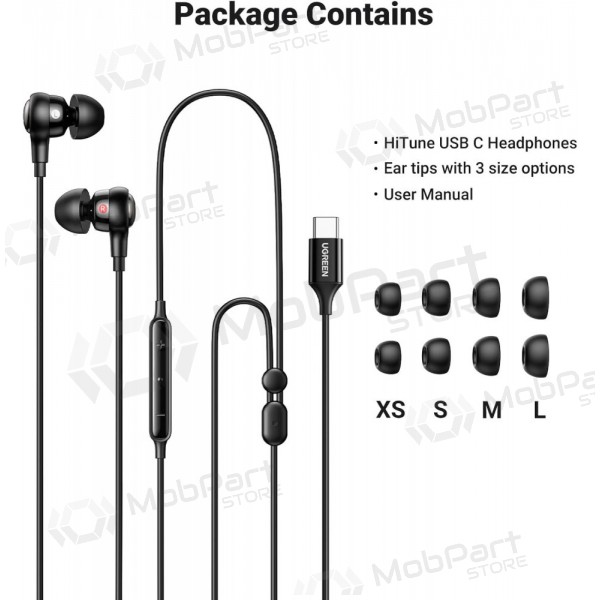 Kuulokkeet Ugreen EP103 USB-C (30638) Kuulokkeet Ugreen EP103 USB-C (30638)