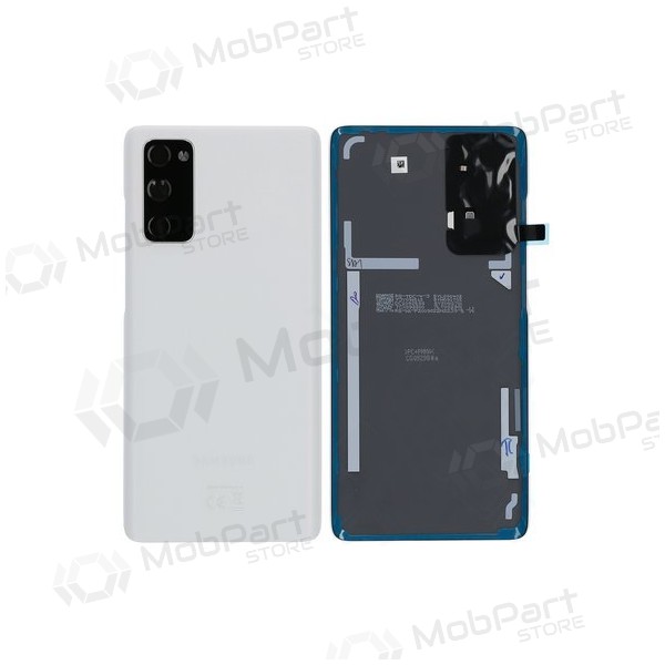 Samsung G780 / G781 Galaxy S20 FE 4G / 5G takaakkukansi (Cloud White) (käytetty grade B, alkuperäinen)