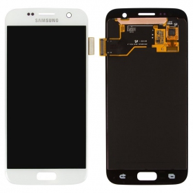 Samsung G930F Galaxy S7 ekranas (valkoinen) (service pack) (alkuperäinen)