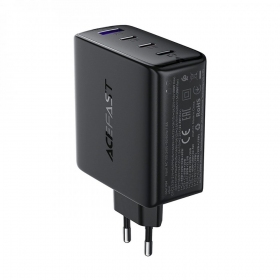 Puhelinlaturi Acefast A94 100 W GaN 3x USB-C + USB-A musta