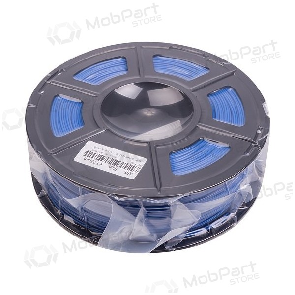 3D spausdinimo plastikas ABS, 1.75mm, 1kg, sininen 3D spausdinimo plastikas ABS, 1.75mm, 1kg, sininen